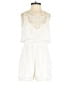 Bebe Hearts Ivory Romper Size XXS - photo 1