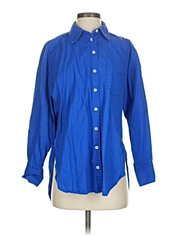 Maeve by Anthropologie 3/4 Sleeve Button-Down Shirt (view 1)