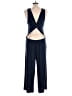 Lou & Grey Solid Blue Jumpsuit Size M - photo 2