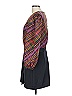 LDT 100% Polyester Argyle Black Casual Dress Size 12 - photo 5