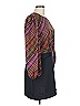 LDT 100% Polyester Argyle Black Casual Dress Size 12 - photo 4