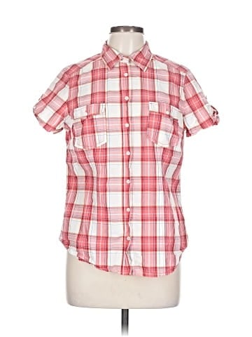 Lindex Short Sleeve Button-Down Shirt (view 1)