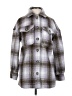 Bagatelle Plaid Gray Purple Coat Size XS - photo 1