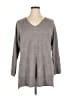 Spring & Mercer 100% Acrylic Gray Pullover Sweater Size 1X - photo 1