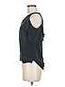Ramy Brook 100% Silk Gray Black Short Sleeve Top Size M (estimated) - photo 5