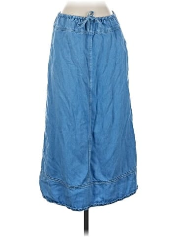 Pendleton Denim Skirt (view 1)