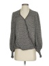 Max Studio 100% Polyester Graphic Gray Long Sleeve Blouse Size XS - photo 1