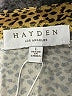 Hayden 100% Polyester Animal Print Gold Yellow Romper Size L - photo 4