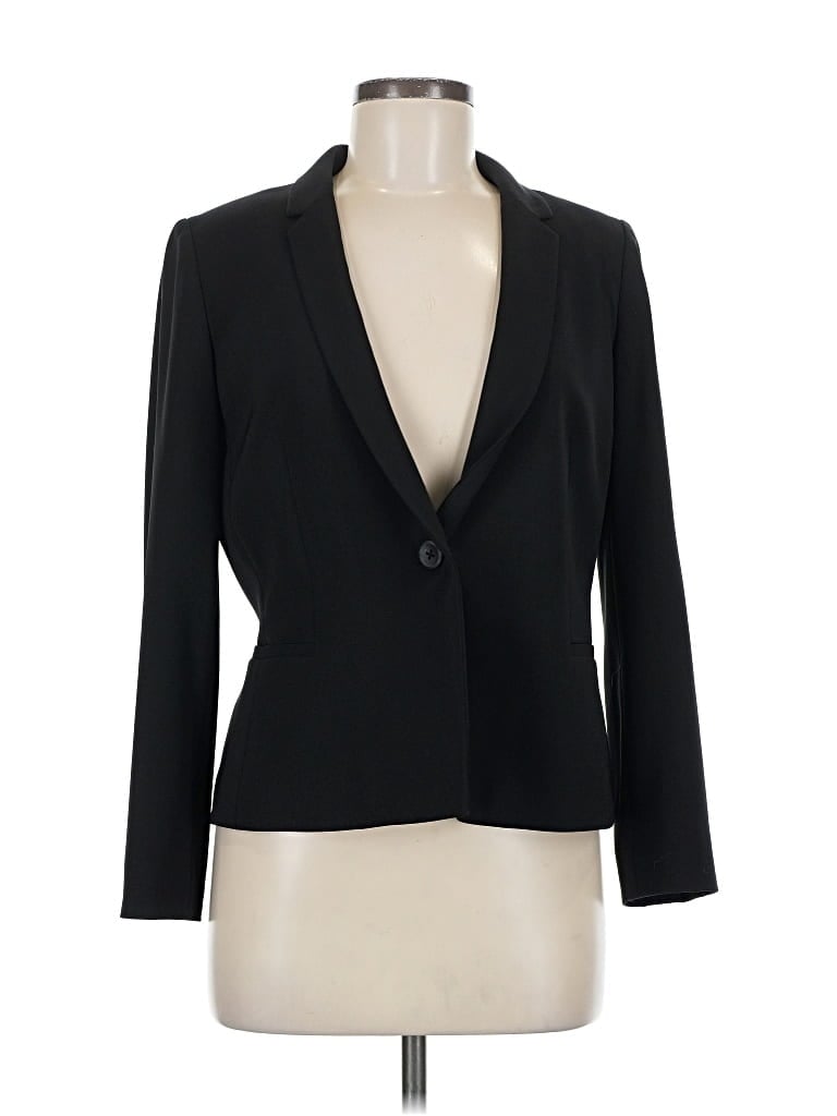Pre-owned Tahari Blazer Jacket In Black