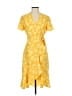 Joie 100% Polyester Yellow Casual Dress Size XS - photo 1