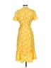 Joie 100% Polyester Yellow Casual Dress Size XS - photo 2