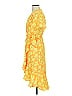 Joie 100% Polyester Yellow Casual Dress Size XS - photo 5