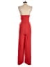 BB Dakota 100% Polyester Solid Red Jumpsuit Size 2 - photo 2
