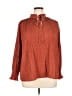 Max Studio Red Long Sleeve Blouse Size XL - photo 1
