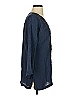 Sigrid Olsen Blue 3/4 Sleeve Blouse Size S - photo 4