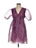 Endless Rose 100% Polyester Chevron-herringbone Purple Pink Cocktail Dress Size S - photo 1