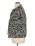 Max Studio 100% Polyester Animal Print Black Short Sleeve Blouse Size 1X - photo 5