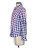 Current/Elliott 100% Baumwolle Plaid Purple Long Sleeve Button-Down Shirt Size XS (0) - photo 5