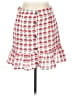 Miami 100% Polyester Print White Casual Skirt Size L - photo 1
