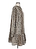Boohoo 100% Polyester Animal Print Tan Casual Dress Size 12 - photo 4