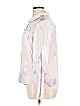 Rails 100% Rayon Tie-dye Ivory Gray Long Sleeve Blouse Size XL - photo 5