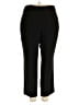 Louben Solid Black Dress Pants Size 18 (estimated) - photo 1