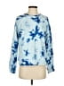 P.J. Salvage Tie-dye Blue Pullover Sweater Size S - photo 1
