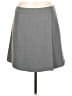Halogen Solid Gray Casual Skirt Size 12 (petite) - photo 1