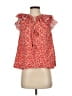 Ulla Johnson 100% Cotton Red Orange Sleeveless Blouse Size 0 - photo 1
