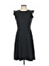Unbranded Solid Black Gray Casual Dress Size S (estimated) - photo 1