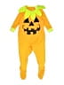 Walmart 100% Polyester Color Block Yellow Long Sleeve Onesie Size 6-12 mo - photo 1