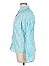 Crazy Horse Paisley Blue Long Sleeve Blouse Size XL - photo 5
