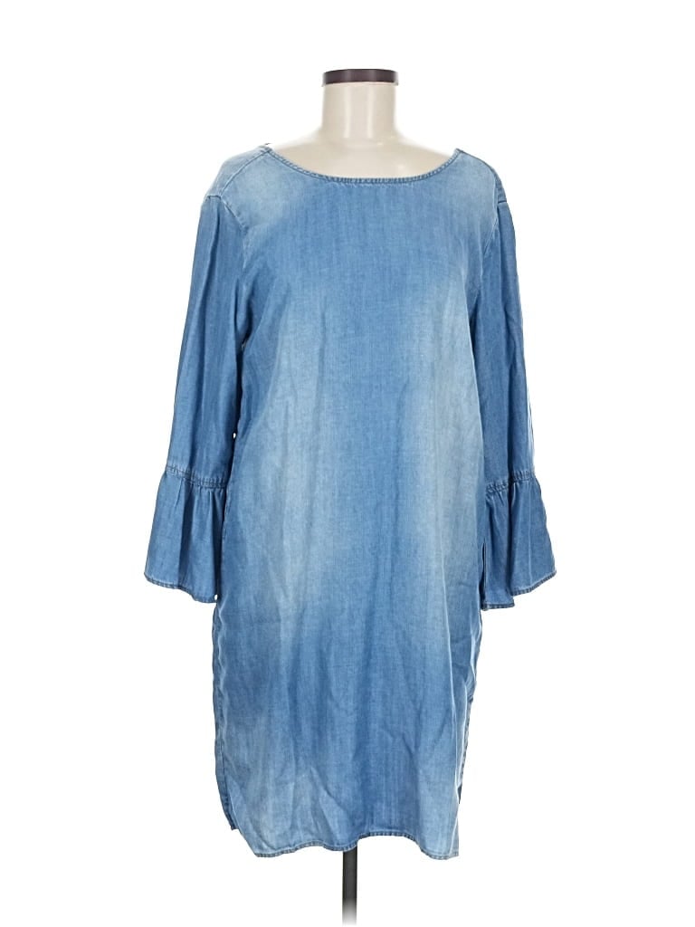 Pre-owned Cloth & Stone Casual Dress In Blue