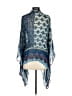 Akemi + Kin 100% Rayon Blue Kimono Size S - photo 2
