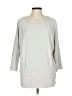 Boston Proper Gray 3/4 Sleeve Top Size L - photo 1