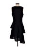 Bar III 100% Polyester Solid Black Cocktail Dress Size 8 - photo 2