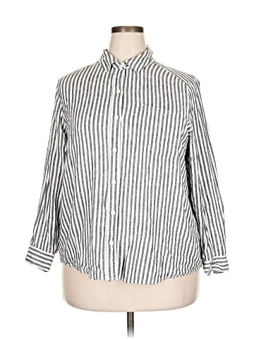 Style&Co 3/4 Sleeve Button-Down Shirt (view 1)