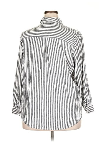 Style&Co 3/4 Sleeve Button-Down Shirt (view 2)