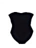 Sessa Solid Black One Piece Swimsuit Size 16 - photo 1