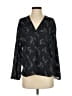 Vince. 100% Polyester Black Long Sleeve Blouse Size XS - photo 1