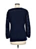 TSE x Claudia Schiffer Blue Wool Pullover Sweater Size M - photo 2
