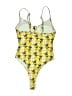Unbranded Floral Yellow One Piece Swimsuit Size S - photo 2