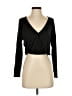 Heavenly Black Long Sleeve Top Size XS - photo 1