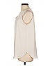 Ann Taylor LOFT 100% Polyester Ivory Sleeveless Blouse Size L - photo 5