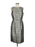 Taylor Houndstooth Gray Cocktail Dress Size 8 - photo 1