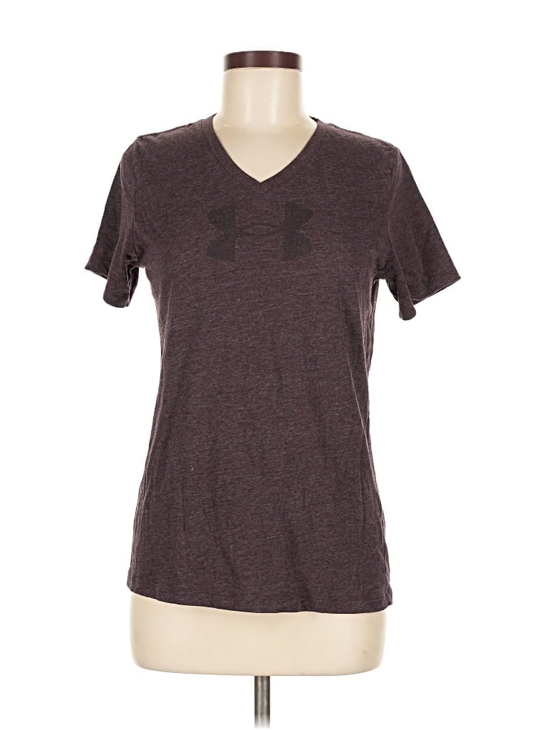 Pre-owned Under Armour Active T-shirt In Brown