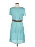 BLUKEY Polka Dots Teal Casual Dress Size M - photo 2