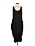 Brass Solid Black Casual Dress Size M - photo 1