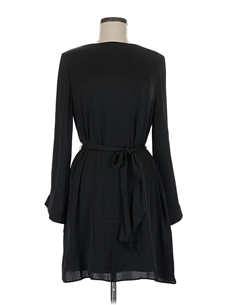 Pre-owned Naked Zebra Casual Dress In Black