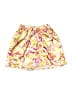 PrettyLittleThing 100% Polyester Paisley Yellow Shorts Size 0 - photo 1